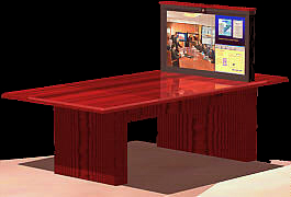 The PlasmaLift A/V Conference Table